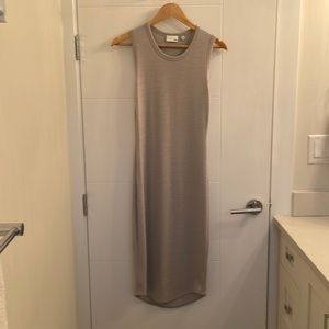 Wilfred Free midi dress, slate gray size S. like new condition